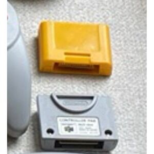Two Nintendo 64 N64 memory cards